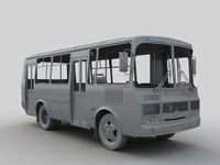 модель 3D автобус