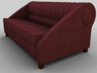 диван модель 3D