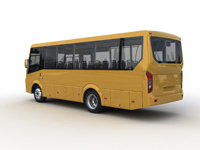 модель 3D автобус паз