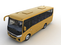 автобус 3d модель 2017